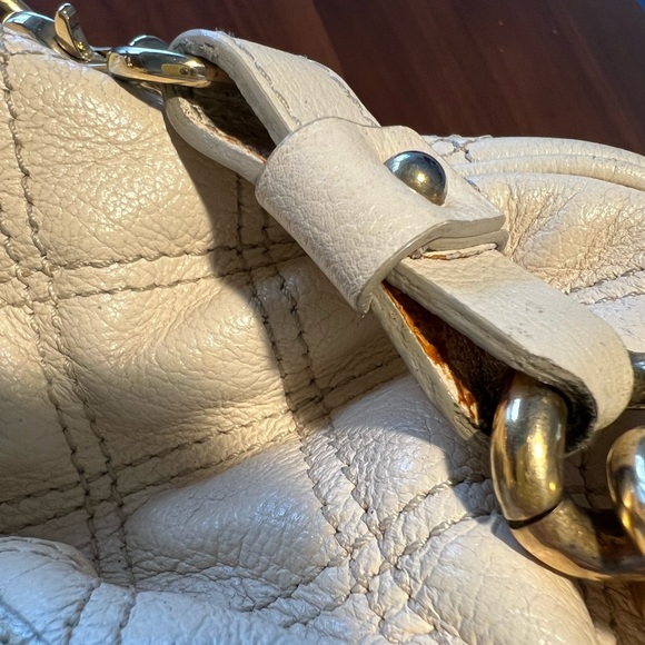 Marc Jacobs Stam Cream Leather Satchel - Picture 11 of 16